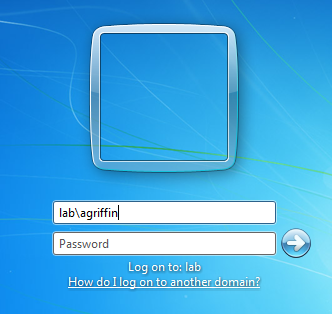 Windows 7 Logon Other Domain