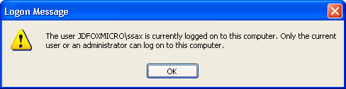 Windows XP RDP Logon Denied