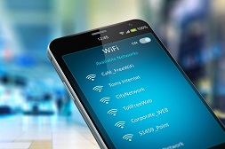 User connecting to Wi-Fi