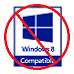 Windows 8 Compatible crossed out