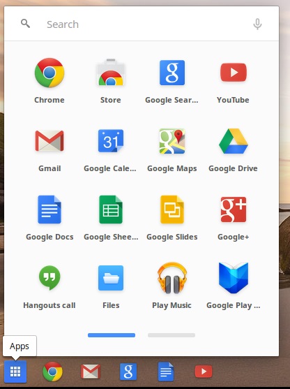 Chromebook app shortcuts