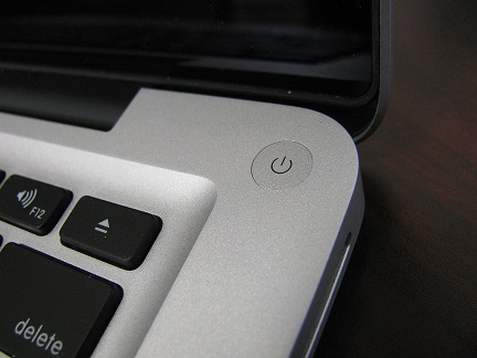 MacBook Pro power button