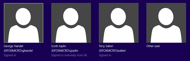 Windows 8 Multiple Users